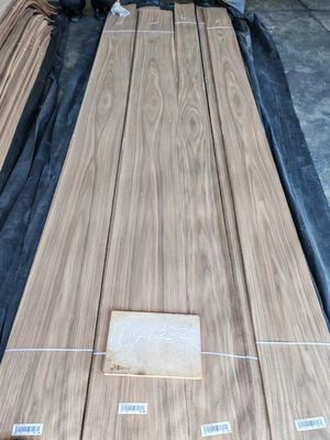 Hoja de chapa de chapa natural de corte de la corona de la nuez americana para madera contrachapada